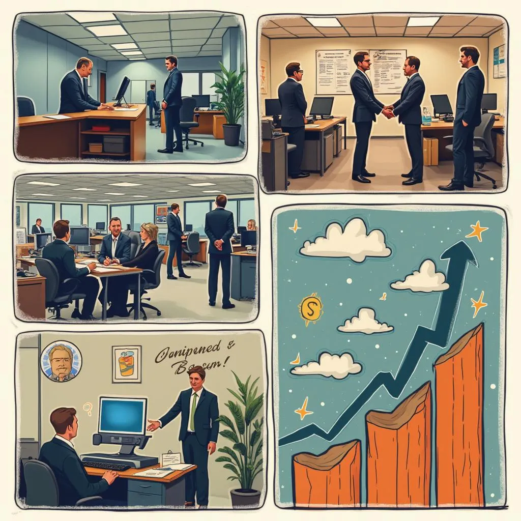 Collage de imágenes representando la evolución de FinanzasArg